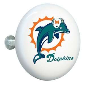  Topperscot Miami Dolphins 4 Pack of Drawer Knobs Sports 