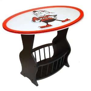  Cleveland Browns Logo End Table