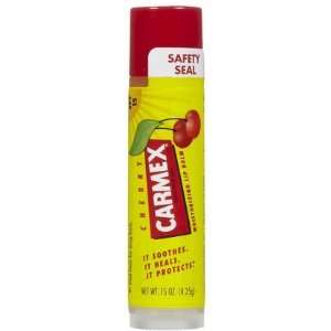  Carmex Cherry Flavor Moisturizing Lip Balm Stick SPF 15, 2 