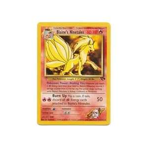   Gym Challenge Unlimited Rare Blaines Ninetales 21/132 Toys & Games