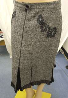 Joseph Ribkoff BNWT 10 Stunnig Grey Tweed Dressy Skirt  