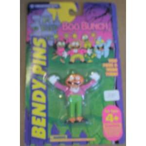    BOO Bunch Halloween Pumpkin Head Bendable Figure Pin Toys & Games