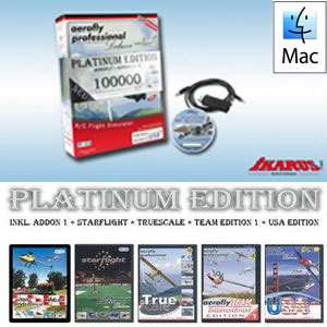Flugsimulation Ikarus Aerofly Professional Deluxe Platinum Edition MAC 
