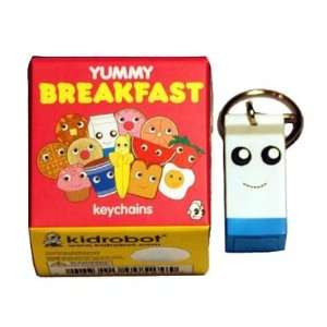  Kidrobot Yummy Breakfast Keychain   Milk Toys & Games
