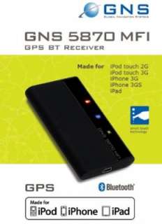 GNS 5870 MFI Bluetooth GPS Maus Made for iPhone iPad  