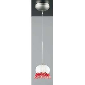   contemporary lighting   pendants   jelly fish in red
