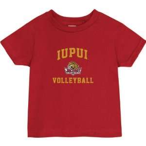   Cardinal Red Toddler/Kids Volleyball Arch T Shirt