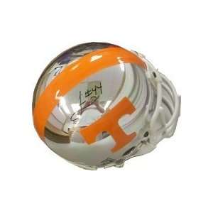   /Hand Signed Tennessee Vols Chrome Mini Helmet Sports Collectibles