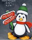   bisque merry christmas penguin wi $ 9 75  see suggestions