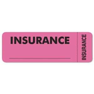  Medical Labels for Insurance, 1 x 3, Fluorescent Pink, 250 