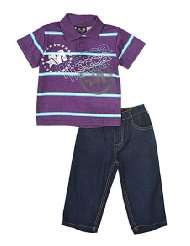 Mecca Circle Star 2 Piece Outfit (Sizes 12M   24M)