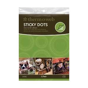  Sticky Dot Die Cut Adhesive Sheets 8/Pkg 8.5X11