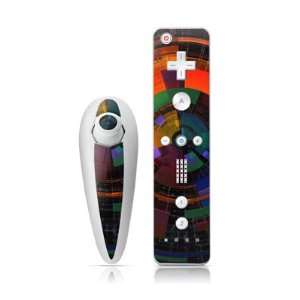  Color Wheel Design Nintendo Wii Nunchuk + Remote 