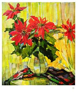 GASTEIGER Anna~Poinsettia~Kunstdruck~59x51cm  