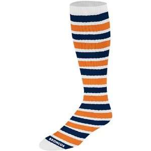   Denver Broncos Womens Striped Tube Socks Medium