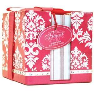  Pink & White Note Cube * Flaunt Handbag NWT Patent Liquid 