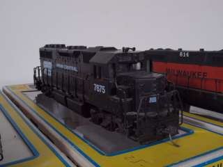 Lot of 4 Atlas HO Diesel Locomotives Milwaukee/Penn Central/NYC Etc 
