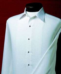   Collection. Mens Lay Down Collar Tuxedo Shirt. Size L 16 16.5 34 35
