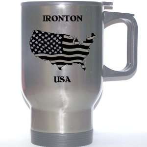  US Flag   Ironton, Ohio (OH) Stainless Steel Mug 