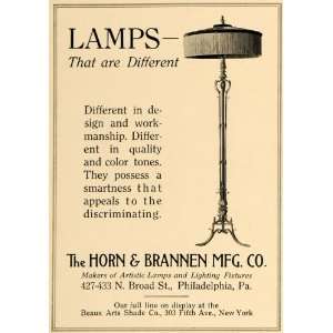   Decorative Lamps Broad St. Phila.   Original Print Ad