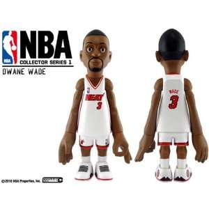   NBA 4 Inch Action Figure Dwayne Wade White Uniform Toys & Games