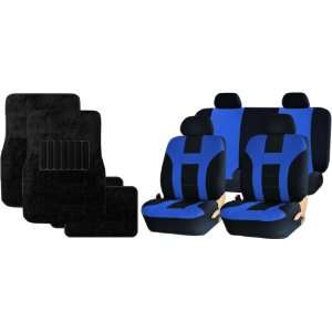     Double Stitched Racing Style   Black and Blue Uaa003 Automotive