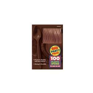  Chocolate Brown Big Party Pack   Spoons Toys & Games