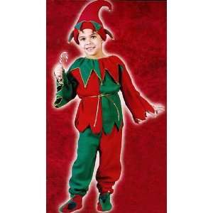 6 Piece Kids Christmas Elf Costume Set Size Medium (8 10 