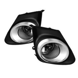 11 12 Toyota Corolla 2 Clear Fog Lights (With Chrome Rim Design In The 