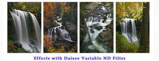 Daisee 77mm Variable ND Neutral Density PRO DMC SLIM Filter  Multi 