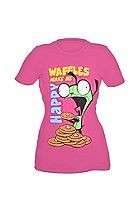 New Invader Zim Gir Scratch N Sniff Waffle pink grils Tee T shirt 
