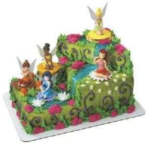 Disney Princess TINKERBELL FAIRIES birthday cake topper  