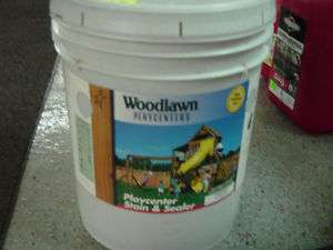 PLAYGROUND STAIN SEAL REDWOOD OUTDOOR WOOD STAIN FENCE  