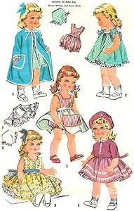 VINTAGE 21 23 SAUCY WALKER DOLL CLOTHES PATTERN 1992  