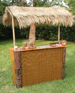 Portable Tiki Bar In/Outdoor Party Furniture Mobile Tailgating Sports 