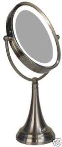   1X Cordless / Corded LED Lighted Vanity Make Up Mirror LEDOVLV410 NEW