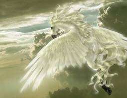   . The angel of the clouds rains prosperity, & good fortune  