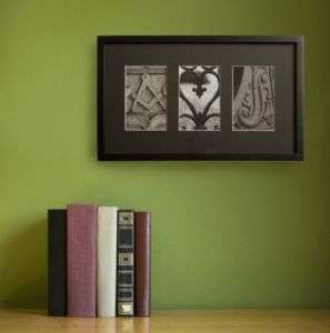 Custom Initial Word Architectural Letter Picture Frame  