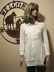   Western Pullover Tunic SHIRT top Cotton Comfortable NWT L $60 ret