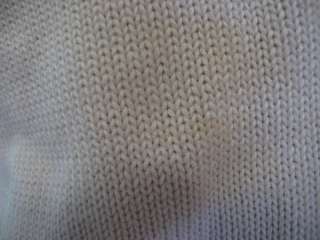 Steven Alan Off White Black Stripe Sleeve Pull Over Sweater P  