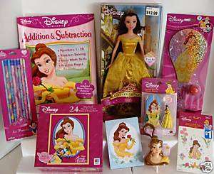 Disney Princess BELLE Doll Puzzle Gift Set TOY Lot #1  