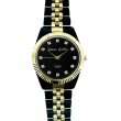    Mens Gold & Black Teflon Personalized Watch customer 