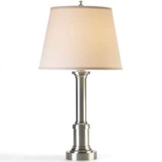    Cindy Crawford Table Lamp, Brushed Nickel Column customer 