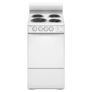 Amana 20 In. Freestanding Electric Range in White AEP200VAW at The 