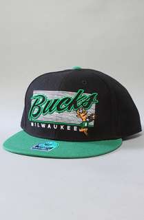 47 Brand Hats The Bucks Kalvin MVP Snapback Cap in Black Kelly 