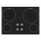 30 in. Smooth Surface Electric Cooktop in Stainless Steel