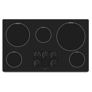 Maytag 36 in. Smooth Surface Electric Cooktop in Black MEC7536WB at 