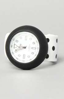 TKO Watches The Slapper Interchangeable Watch in White and Black Dot 