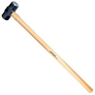 URREA 8 lbs. Steel Octagonal Sledge Hammer with Hickory Handle 1437G 