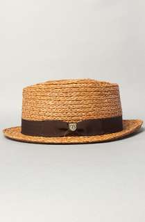 Brixton The Delta Hat in Brown Straw  Karmaloop   Global Concrete 